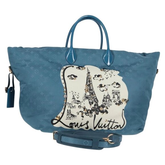 LOUIS VUITTON Cruise line Cabas Nouvelle Vague Bag Blue - Picture 1 of 15